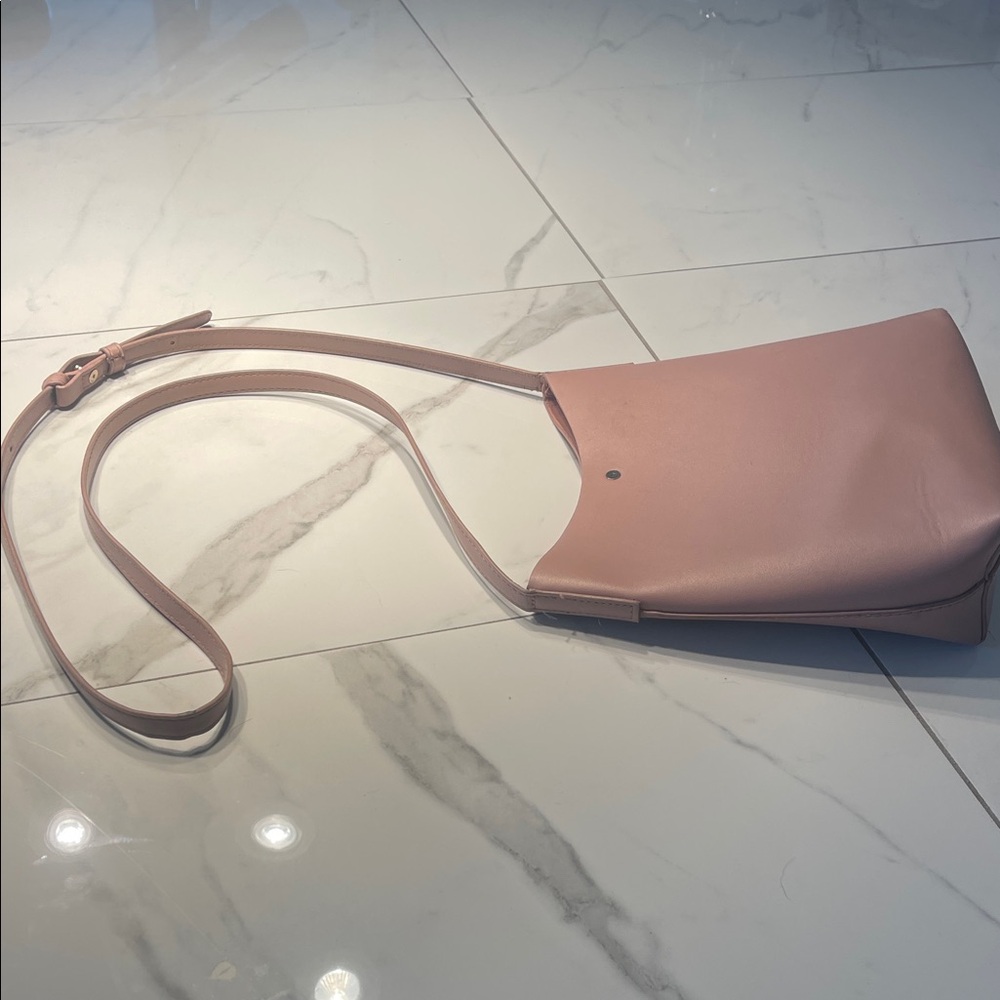 Minimalist Pink Crossbody Bag